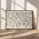 Wild Horse Stampede Wall Art Canvas Print – Monochrome by MyGreatCanvas | Canvas Wall Art Prints | Photo Prints & Wall Decor
