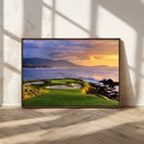 Pebble Beach Golf Wall Art Canvas Print – Iconic Coastal by MyGreatCanvas | Canvas Wall Art Prints | Photo Prints & Wall Decor
