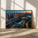 Chicago Bears Soldiers Field Wall Art Canvas Print – Framed