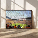 Cleveland Browns Stadium Wall Art Canvas Print – Framed NFL