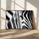 Zebra Stripes Wall Art Canvas Print – Black White Contrast by MyGreatCanvas | Canvas Wall Art Prints | Photo Prints & Wall Decor