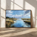 Marshland Wall Art Canvas Print – Serene Water Reflection by MyGreatCanvas | Canvas Wall Art Prints | Photo Prints & Wall Decor