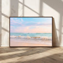 Serene Ocean Waves Wall Art Canvas Print – Pastel Sky Soft by MyGreatCanvas | Canvas Wall Art Prints | Photo Prints & Wall Decor