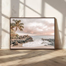 Tropical Beach Wall Art Canvas Print – Palm Trees Rocky by MyGreatCanvas | Canvas Wall Art Prints | Photo Prints & Wall Decor