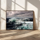 Stormy Ocean Waves Canvas Wall Art – Framed Turbulent Sea by MyGreatCanvas | Canvas Wall Art Prints | Photo Prints & Wall Decor