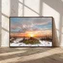 Sunset Beach Wall Art Print – Coastal Canvas Ocean Landscape by MyGreatCanvas | Canvas Wall Art Prints | Photo Prints & Wall Decor