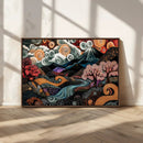 Whimsical Abstract Landscape Wall Art Canvas Print, Colorful by MyGreatCanvas | Canvas Wall Art Prints | Photo Prints & Wall Decor