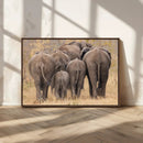 Wild Elephant Wall Art Canvas Print by MyGreatCanvas | Canvas Wall Art Prints | Photo Prints & Wall Decor