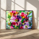 Oil Flower Abstract Canvas Print by MyGreatCanvas | Canvas Wall Art Prints | Photo Prints & Wall Decor