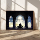 Women and Yoga Wall Art Canvas Print