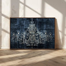 Dark Chandelier Wall Art Canvas Print by MyGreatCanvas | Canvas Wall Art Prints | Photo Prints & Wall Decor