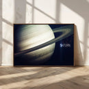 Framed Saturn Wall Art Canvas Print