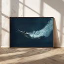 Swimmer Wall Art Canvas Print