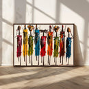 Abstract African Women Wall Art Canvas Print by MyGreatCanvas | Canvas Wall Art Prints | Photo Prints & Wall Decor