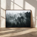 Foggy Forest Wall Art Canvas Print | 3 Panel Large Misty by MyGreatCanvas | Canvas Wall Art Prints | Photo Prints & Wall Decor