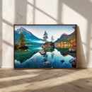 Crystal Clear Lake Wall Art | Mountains Wall Art Canvas | 3 by MyGreatCanvas | Canvas Wall Art Prints | Photo Prints & Wall Decor