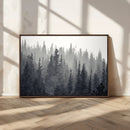 Misty Forest Canvas Wall Art – Monochrome Triptych Pine Tree by MyGreatCanvas | Canvas Wall Art Prints | Photo Prints & Wall Decor