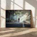 Cycling Road Bike in the Morning, Cycling Road Bike Canvas by MyGreatCanvas | Canvas Wall Art Prints | Photo Prints & Wall Decor