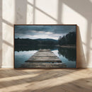 Wooden Bridge Near Lake Wall Art Canvas Print by MyGreatCanvas | Canvas Wall Art Prints | Photo Prints & Wall Decor