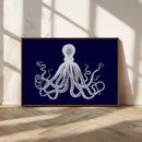 Blue Octopus Wall Art Canvas Print by MyGreatCanvas | Canvas Wall Art Prints | Photo Prints & Wall Decor