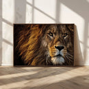 Mighty Lion Wall Art Canvas Print – Majestic Animal Portrait by MyGreatCanvas | Canvas Wall Art Prints | Photo Prints & Wall Decor