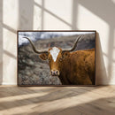 Texas Longhorn Canvas Wall Art - Longhorn Steer Canvas Wall by MyGreatCanvas | Canvas Wall Art Prints | Photo Prints & Wall Decor
