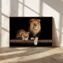 Lion Canvas Wall Art – Majestic Animal Print Artwork for by MyGreatCanvas | Canvas Wall Art Prints | Photo Prints & Wall Decor
