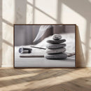 Burning Incense and Zen Stones Buddhism Wall Art, Zen Stones by MyGreatCanvas | Canvas Wall Art Prints | Photo Prints & Wall Decor