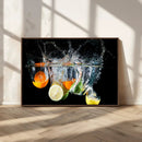 Kitchen Wall Art, Kitchen Fruits Art Canvas Print