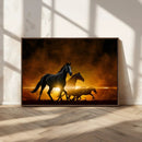 Horse Wall Art Canvas Print, Multi Panel Animal Canvas Print