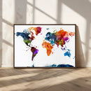 World Map Canvas Print – Detailed Map of the World Wall Art by MyGreatCanvas | Canvas Wall Art Prints | Photo Prints & Wall Decor