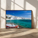 Santorini Wall Art Canvas Print
