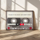 Music Cassette Iconic Wall Art Canvas Print by MyGreatCanvas | Canvas Wall Art Prints | Photo Prints & Wall Decor