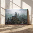 Disney Castle Wall Art Canvas Print, Living Kids Home Room
