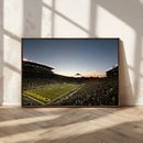 Oregon Ducks Football Team Print - Eugene Autzen Stadium