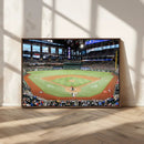 Texas Rangers Baseball Team Print - Arlington Globe Life