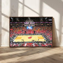 Miami Heat Basketball Team Print Wall Art- Kaseya Center by MyGreatCanvas | Canvas Wall Art Prints | Photo Prints & Wall Decor