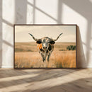 Texas Cow Wall Art Canvas Print for Farm House Wall Decor, by MyGreatCanvas | Canvas Wall Art Prints | Photo Prints & Wall Decor