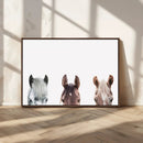 Horse Wall Art - Minimalist Horse Triptych Wall Art – Modern by MyGreatCanvas | Canvas Wall Art Prints | Photo Prints & Wall Decor