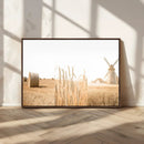 Vintage Farmhouse Triptych Wall Art – Giclée Canvas