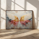 Golden Angel Wings Wall Art Canvas Print – Stunning Abstract by MyGreatCanvas | Canvas Wall Art Prints | Photo Prints & Wall Decor