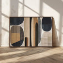 Wabi Sabi Canvas Print - Geometric Abstract Wall Art Canvas