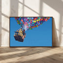 Carl Fredricksen, Up Movie Wall Art, Balloons Wall Art, Air