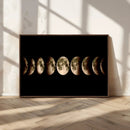 Phases of the Moon Wall Art | Canvas Print for Modern Wall by MyGreatCanvas | Canvas Wall Art Prints | Photo Prints & Wall Decor