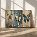 Butterfly Wall Art Trio | Vintage Butterfly Canvas Print | by MyGreatCanvas | Canvas Wall Art Prints | Photo Prints & Wall Decor