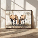 Vintage Horses Wall Art | Ready to Hang and Framed Triptych by MyGreatCanvas | Canvas Wall Art Prints | Photo Prints & Wall Decor