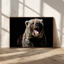 Grizzly Bear Canvas Print | Wildlife Wall Art for Cabin by MyGreatCanvas | Canvas Wall Art Prints | Photo Prints & Wall Decor