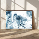 Abstract Jellyfish Canvas Print Wall Art