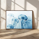 Blue Jellyfish Wall Art Canvas Print