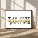 Farmhouse Wall Art Sheep Print | Ready to Hang Framed Canvas by MyGreatCanvas | Canvas Wall Art Prints | Photo Prints & Wall Decor